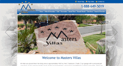 Desktop Screenshot of mastersvillas.com